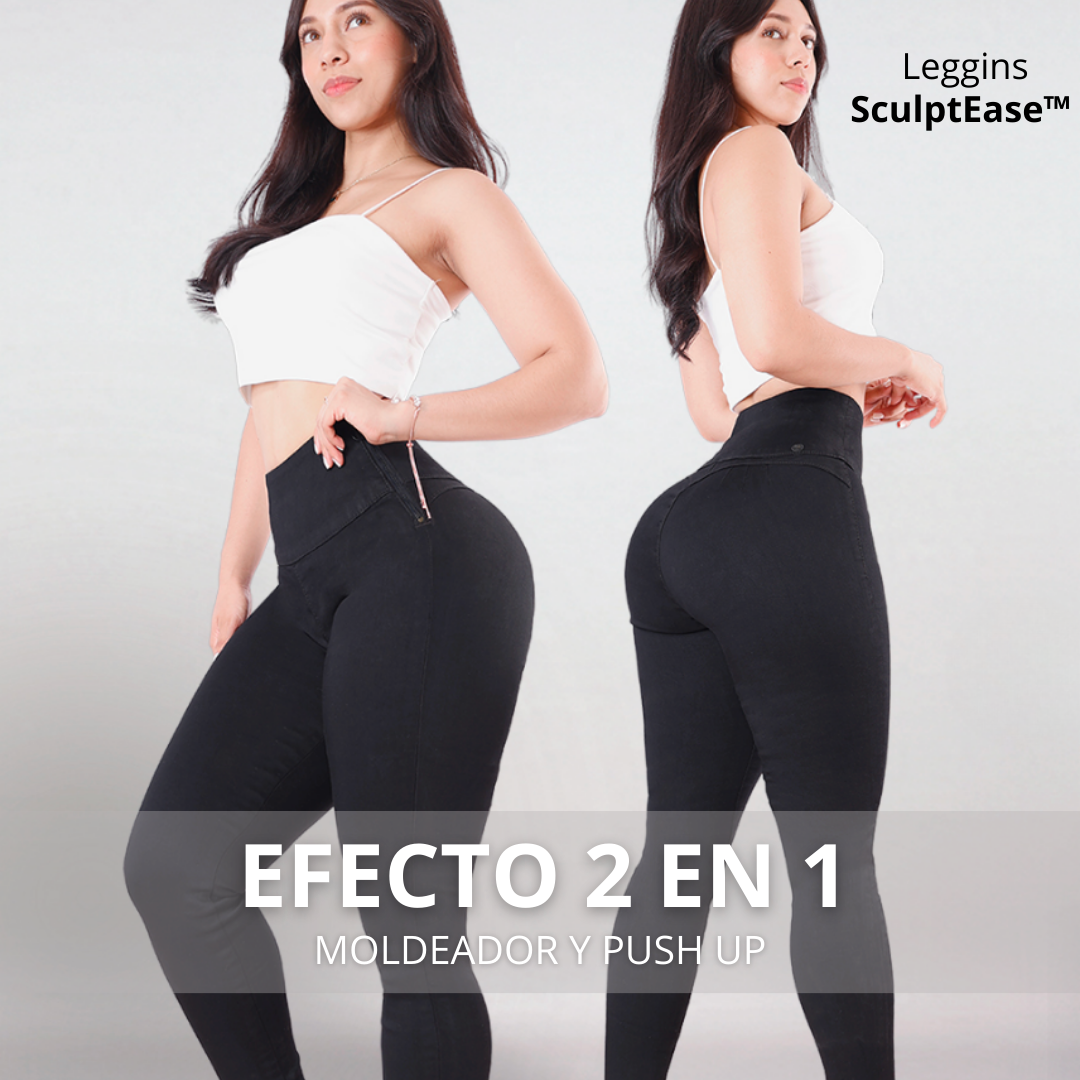 SculptEase™ – Leggings Compresores de Cintura Alta